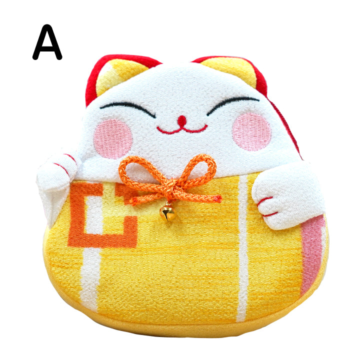 招き猫のポーチ12色　キャラクターポーチシリーズ