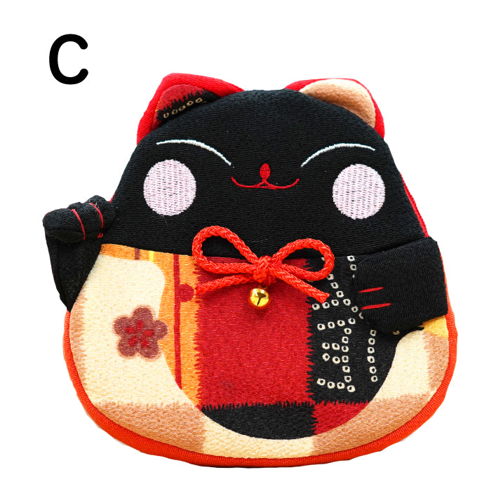 招き猫のポーチ12色　キャラクターポーチシリーズ