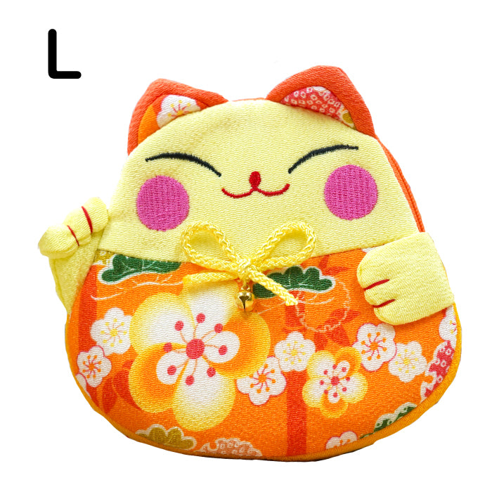 招き猫のポーチ12色　キャラクターポーチシリーズ