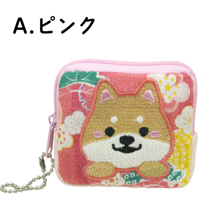 柴犬シリーズ　柴犬四角コインケース