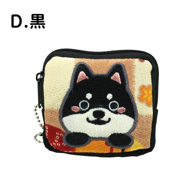 柴犬シリーズ　柴犬四角コインケース