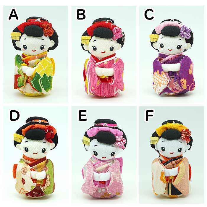 マスコット -舞妓ボールチェーンマスコット- 舞妓シリーズ