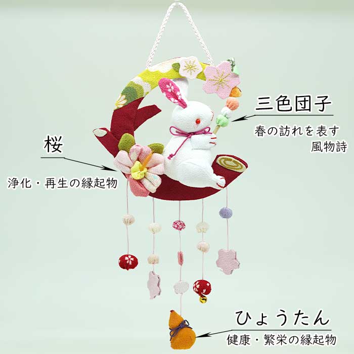 つるし飾り -四季・春- 吊るし飾り 変わり下げ飾りシリーズ