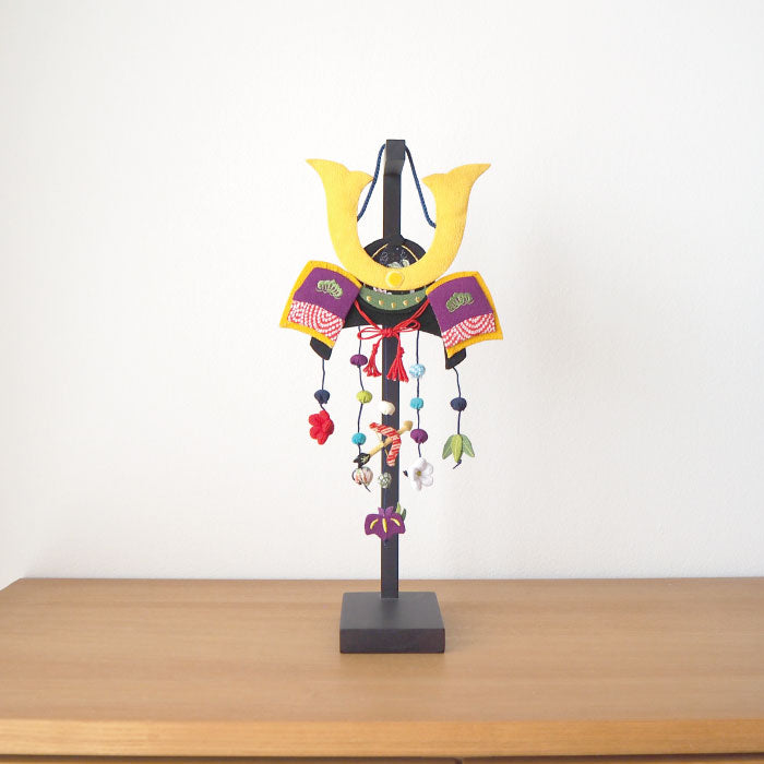 つるし飾り -兜 壁飾り- 変わり下げ飾りシリーズ