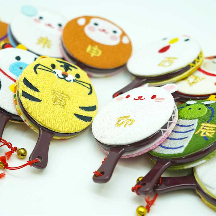 干支丸鏡 ミニ手鏡 まるころシリーズ