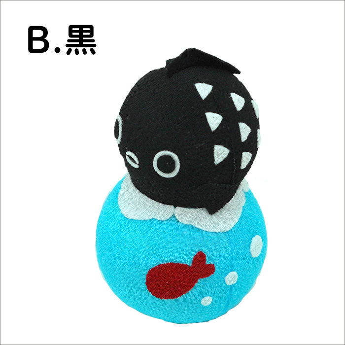 起き上がり小法師 [金魚と鉢 特大起き上がり小法師シリーズ]金魚 夏 金魚鉢 出目金 おきあがりこぼし 置物 置き飾り おもちゃ