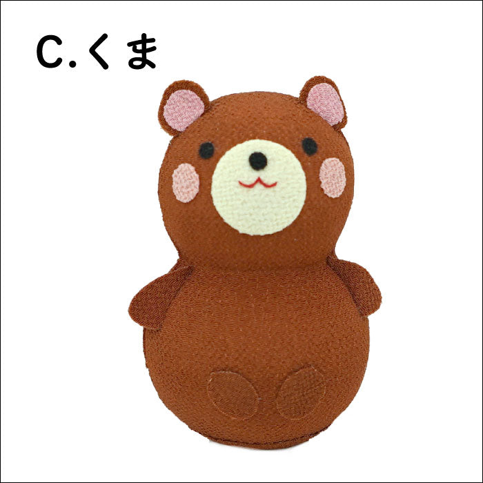 特大起き上がり小法師 -縁起キャラクター たぬき 獅子舞 くま-