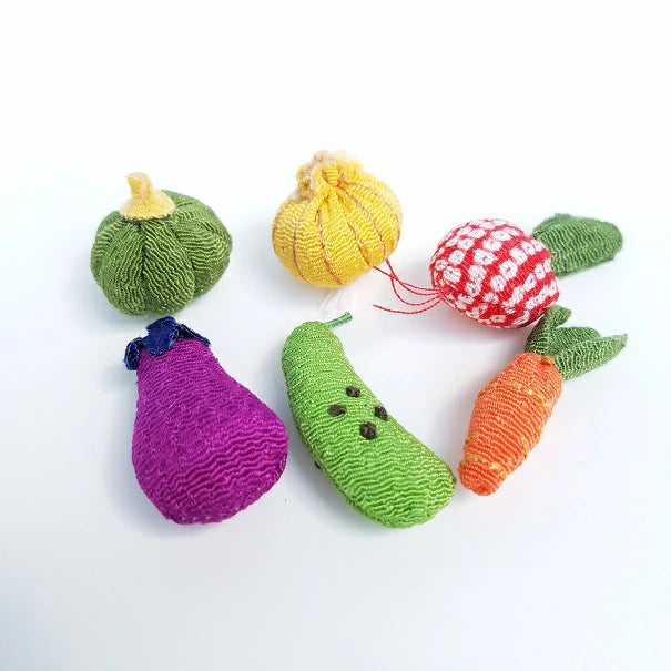 ちりめん細工 - 野菜シリーズ4 お細工シリーズ