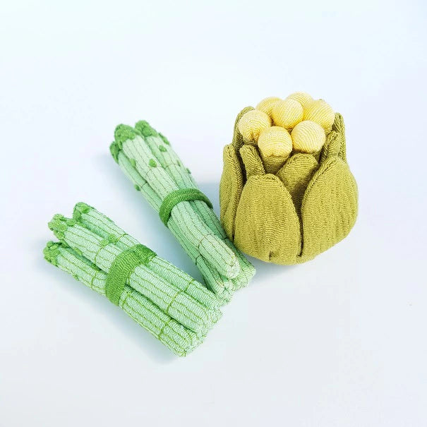 ちりめん細工 - 野菜シリーズ5 お細工シリーズ